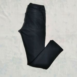 INC Denim Petite Skinny Leg Regular Fit Black Jeans